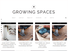 Tablet Screenshot of growingspaces.net